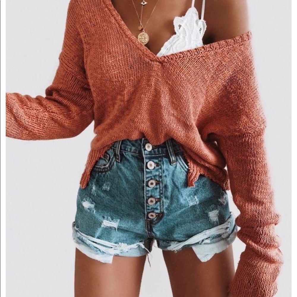Vici✨Hot Mama High Rise Denim Shorts